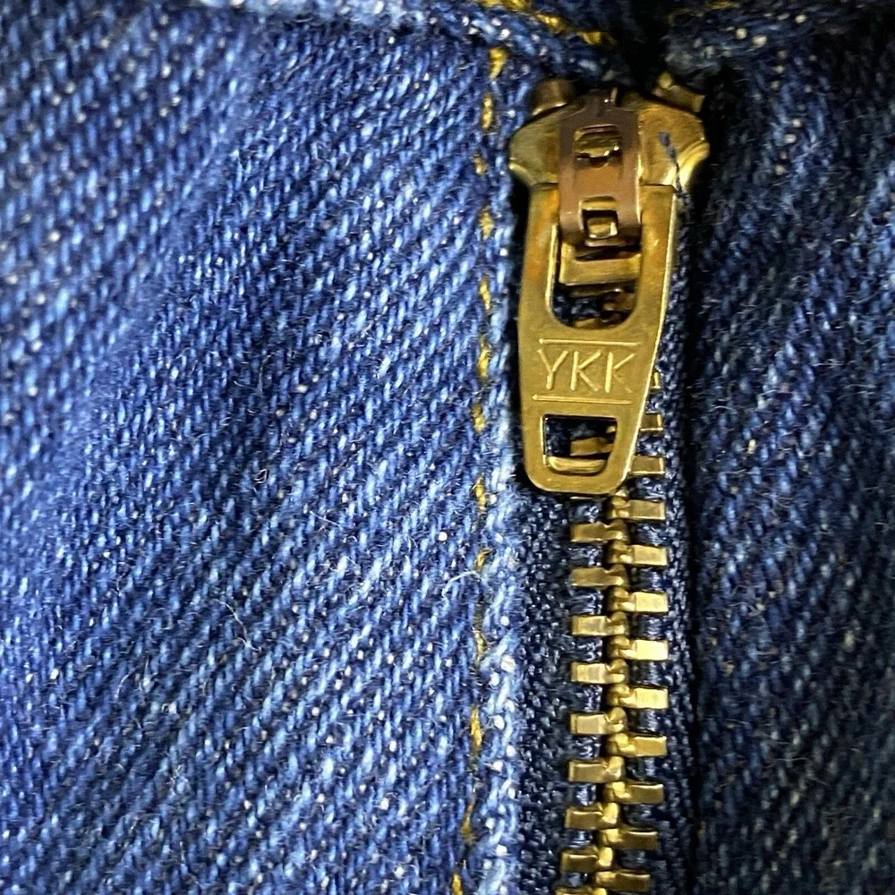 Real Ranch Jeans Men 35x32 Blue Denim  100% Cotton Straight Med Wash Workwear